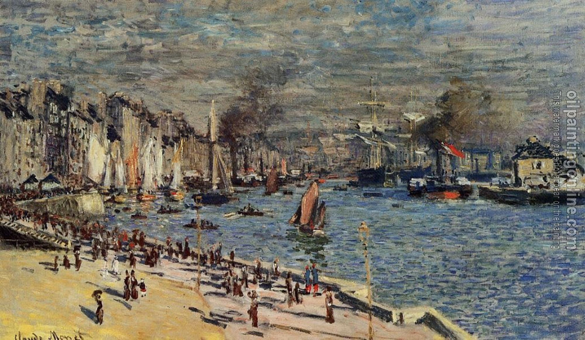 Monet, Claude Oscar - View of the Old Outer Harbor at Le Havre